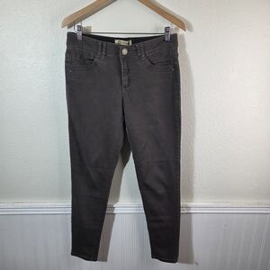 Democracy Ab Technology Womens 8 Tapered Skinny Jeans Gray Stretch Mid Rise